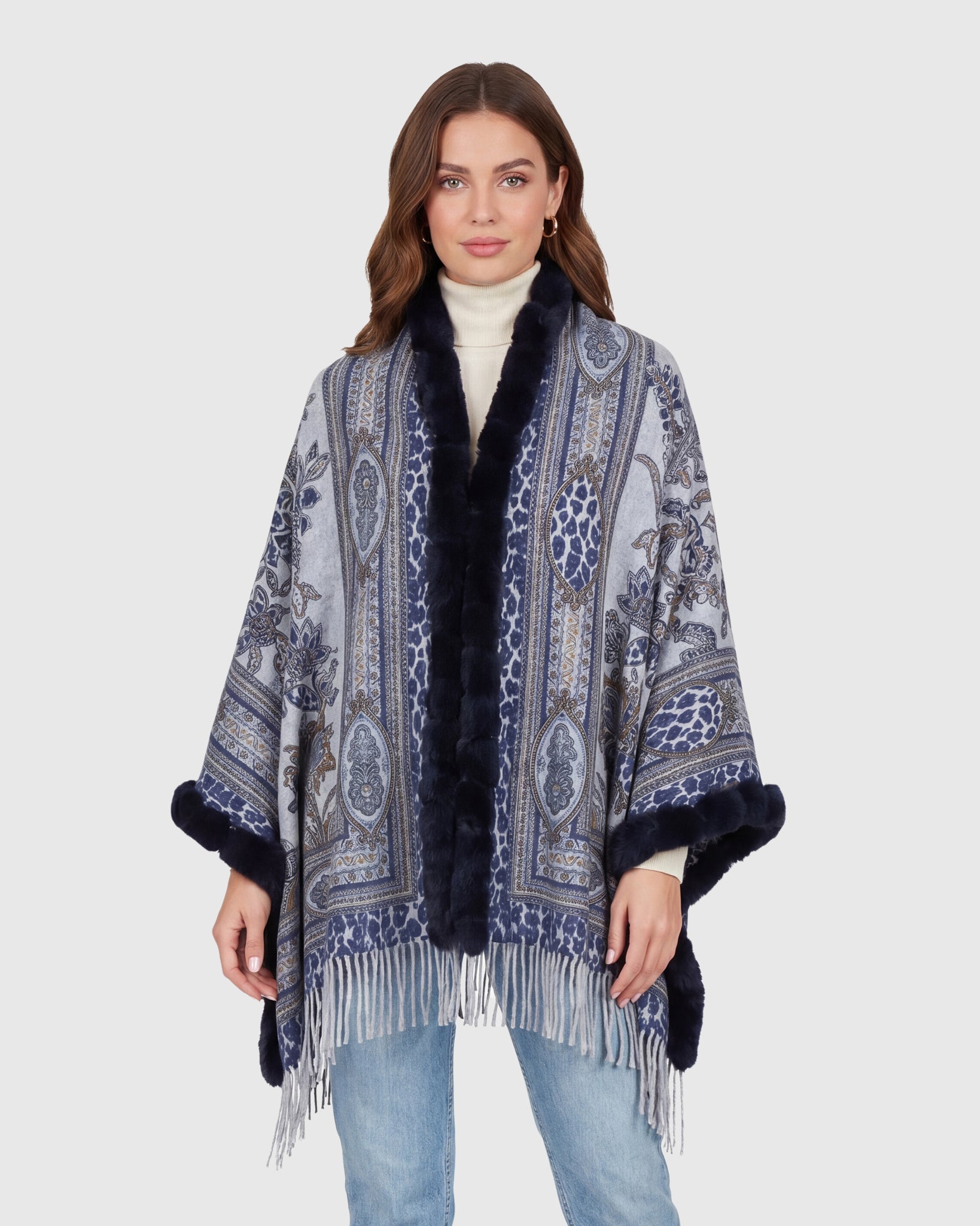 #Color_Navy Paisley/Animal Print