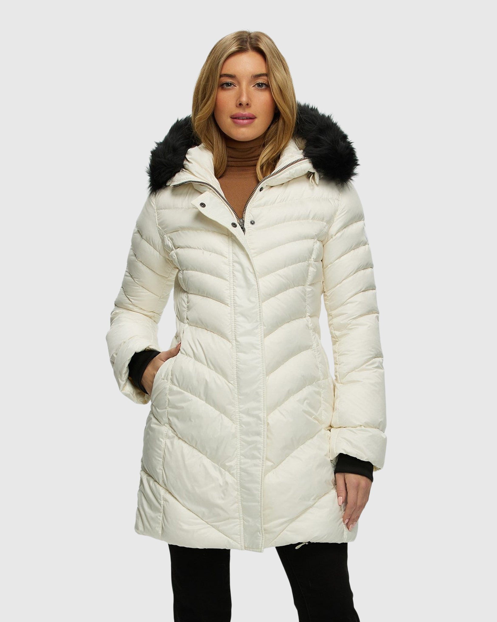 Apres-Ski Jacket with Detachable Toscana Lamb Hood Trim