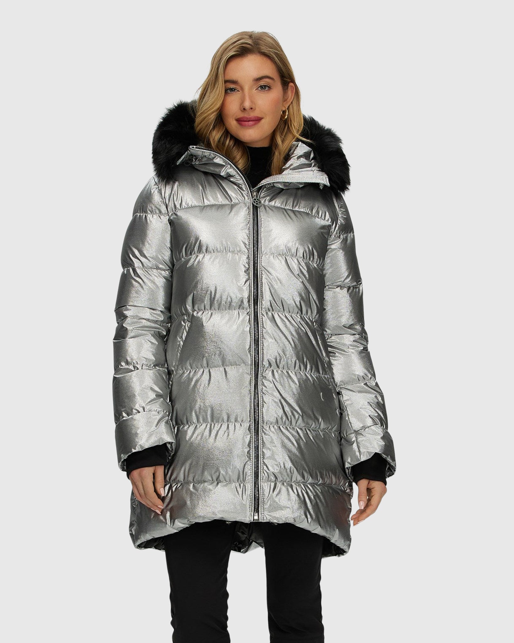 AprèsSki Jacket with Detachable Toscana Shearling Lamb Hood Trim — free download
