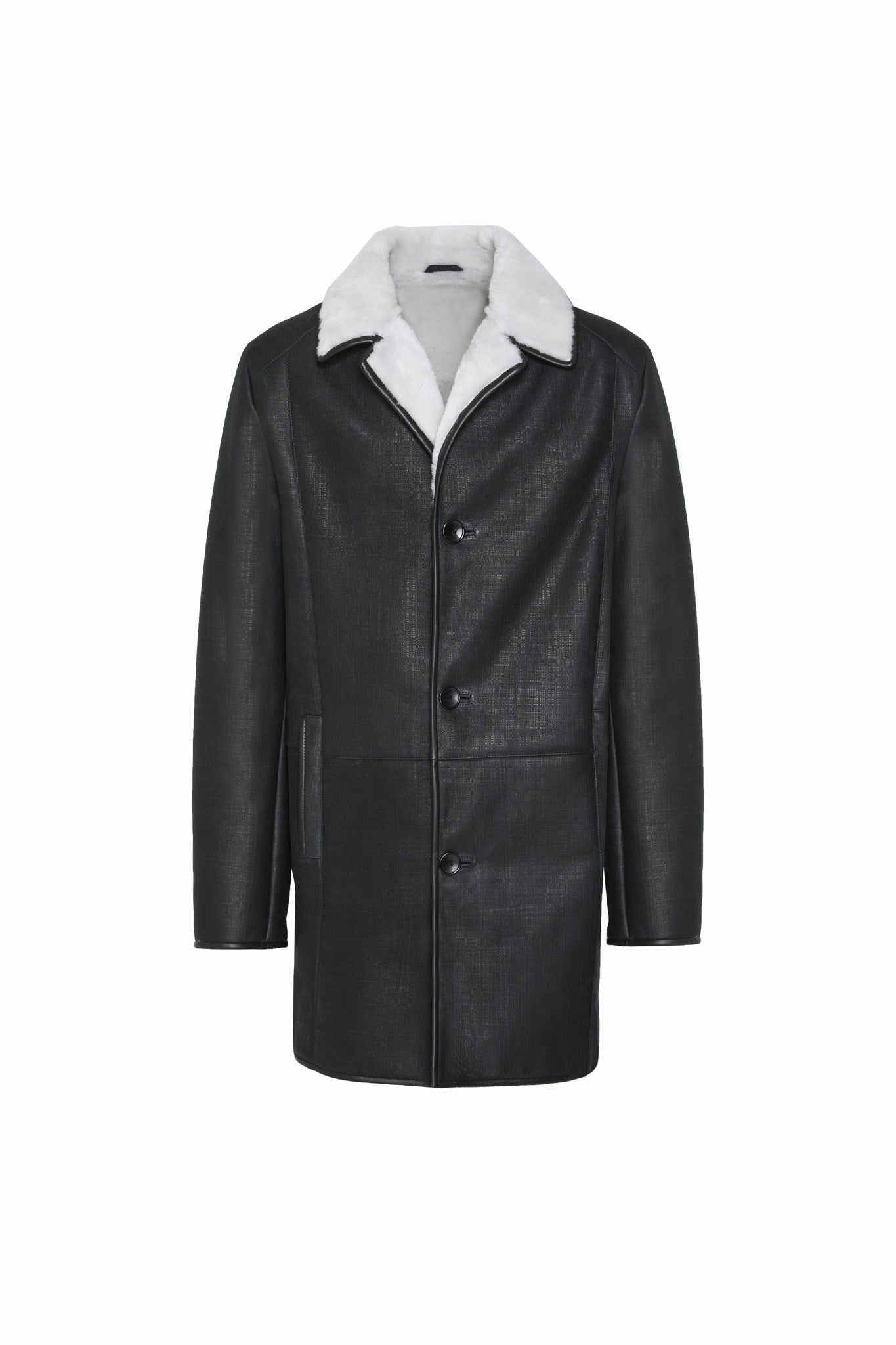 Poussette en peau d'agneau mérinos pour homme