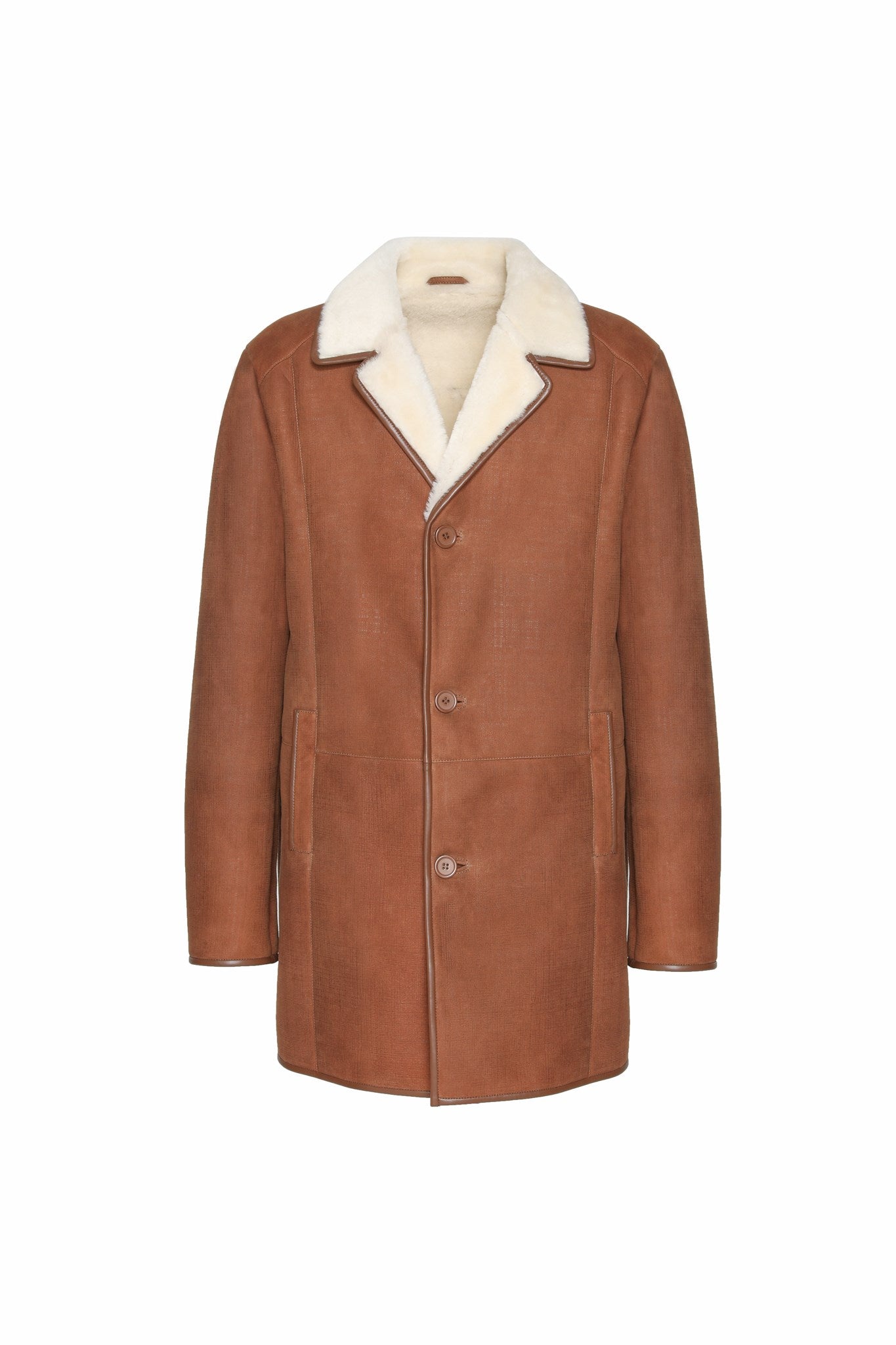 Poussette en peau d'agneau mérinos pour homme