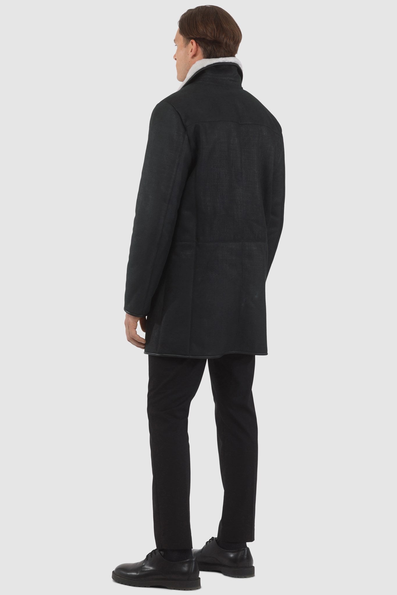 Poussette en peau d'agneau mérinos pour homme