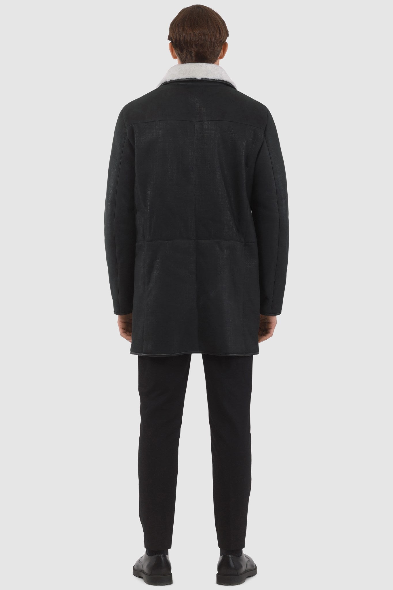 Poussette en peau d'agneau mérinos pour homme