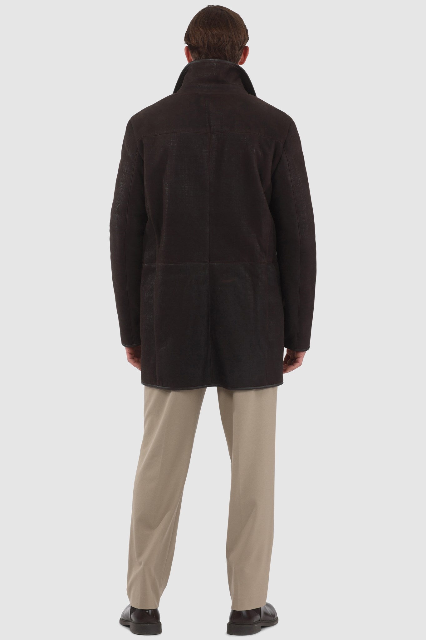 Poussette en peau d'agneau mérinos pour homme