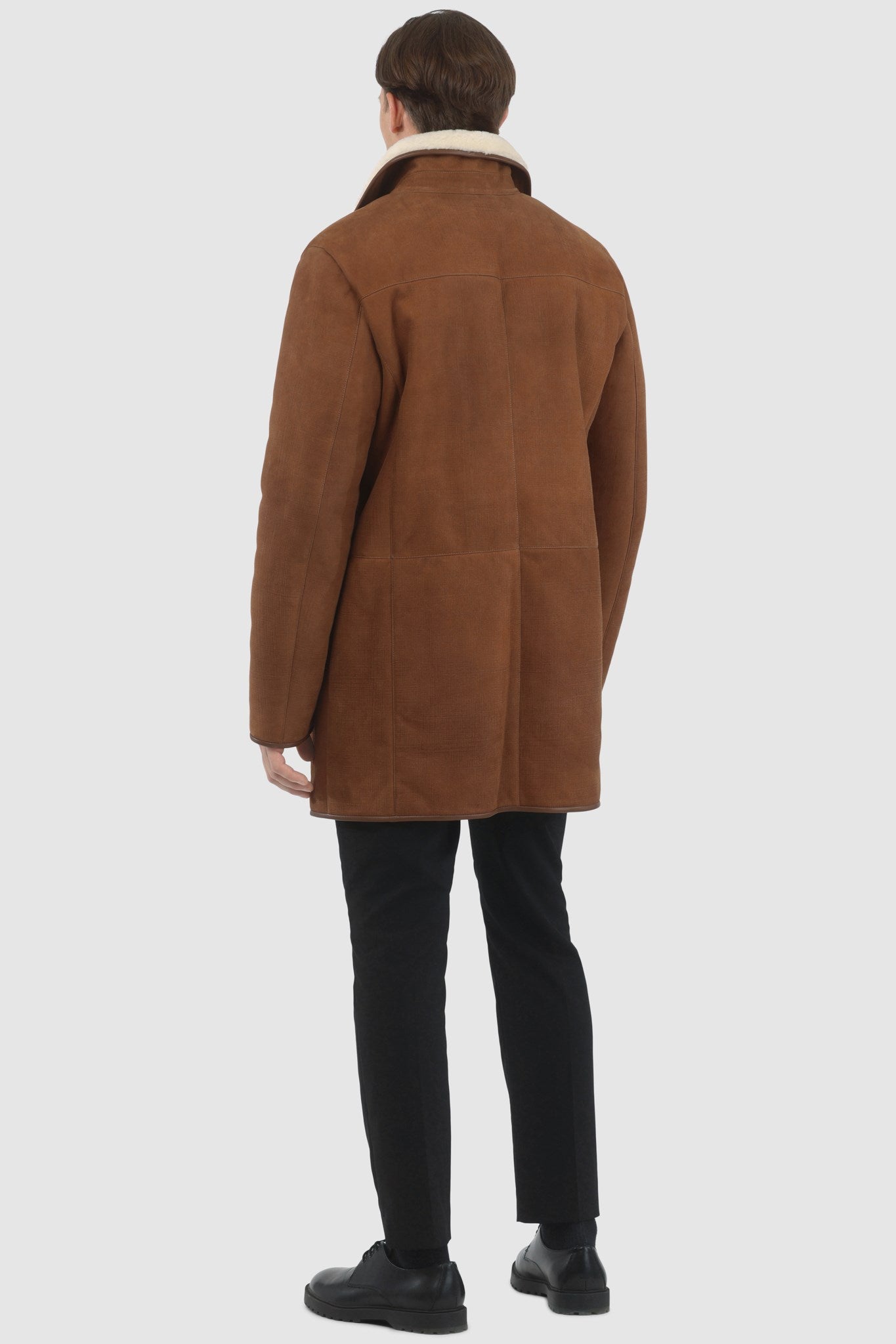 Poussette en peau d'agneau mérinos pour homme