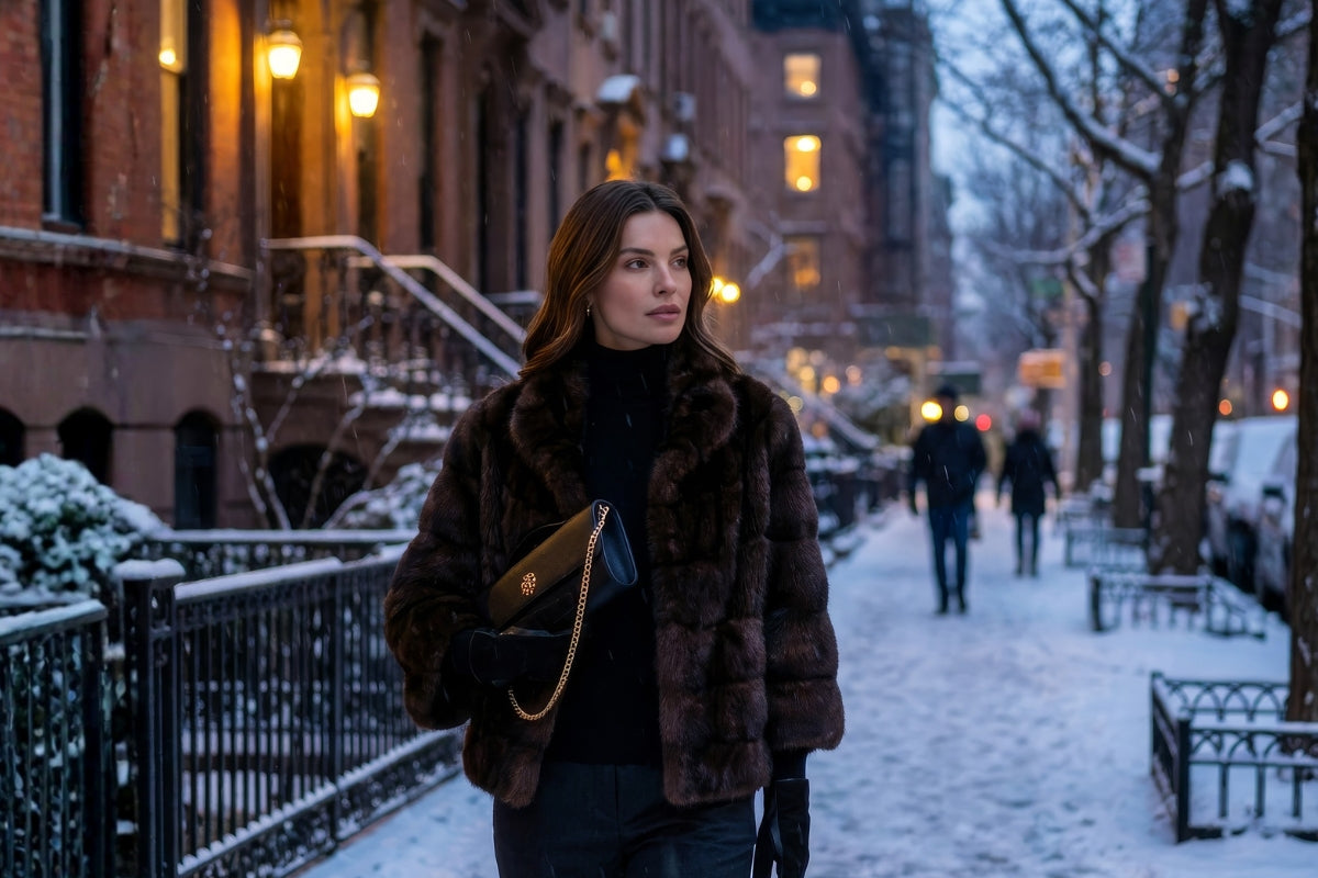 What is the price range for high-quality Russian sable fur jackets