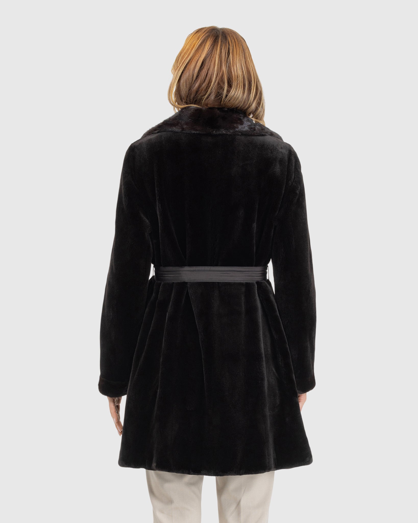 Sheared Mink Reversible Short Coat