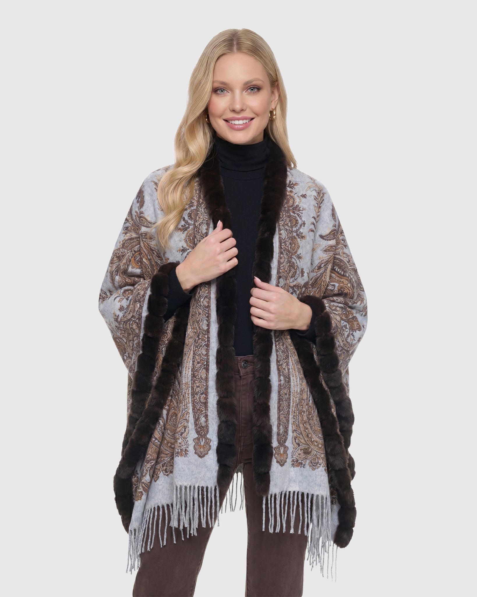 #Color_BROWN PAISLEY/ANIMAL PRINT