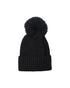Knit Hat with Toscana Lamb Pompom