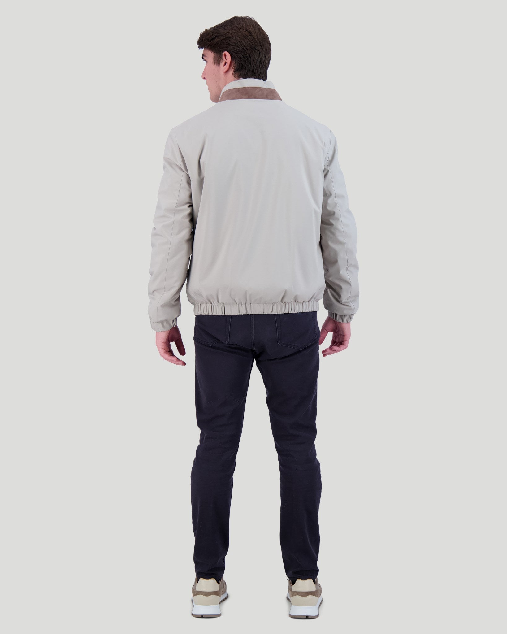 Veste pour homme avec doublure en peau d'agneau sélectionnée