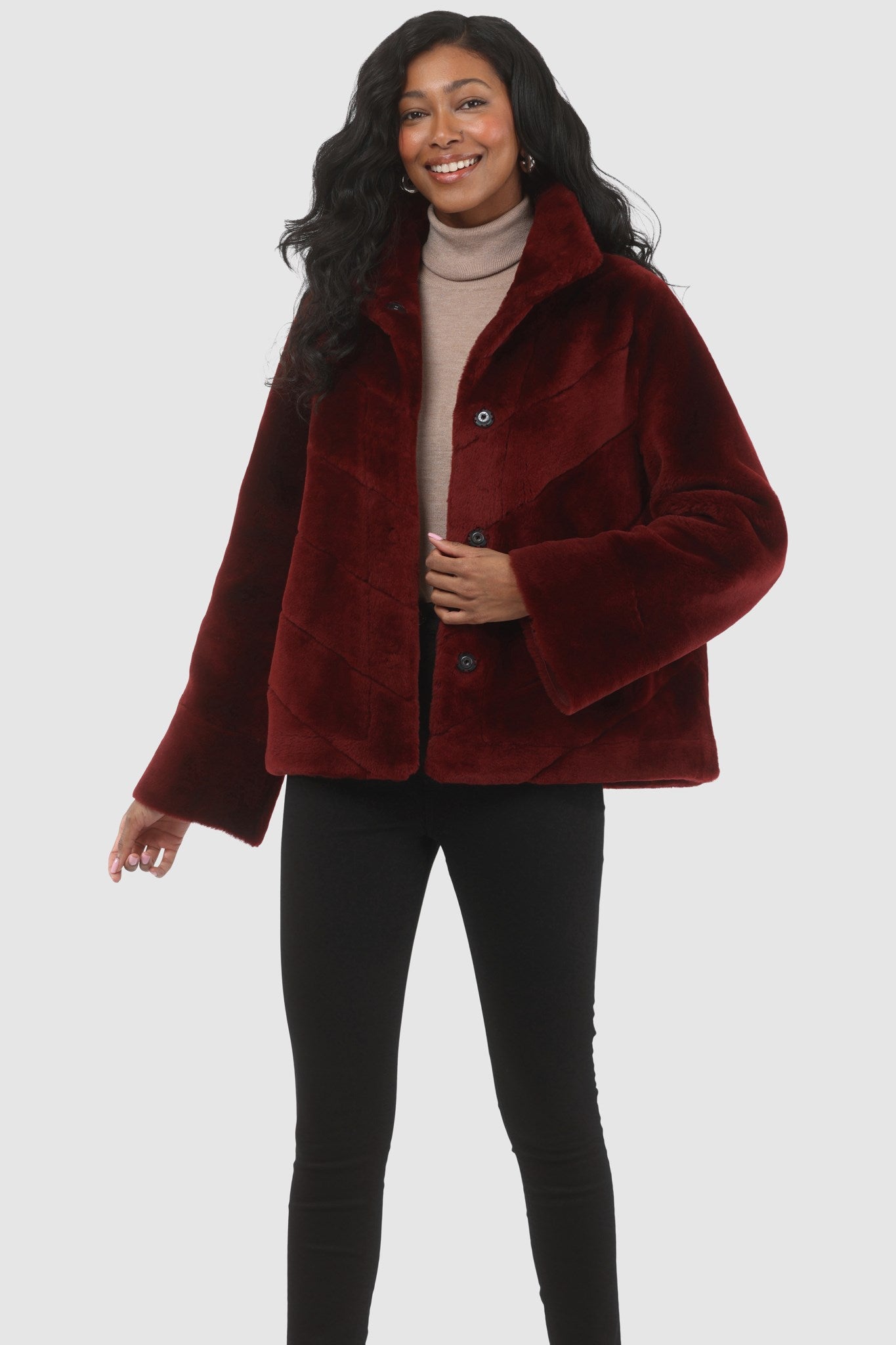 Merino shearling jacket hotsell