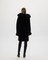 Shearling Lamb Parka with Cashmere Goat Trim and Cuffs